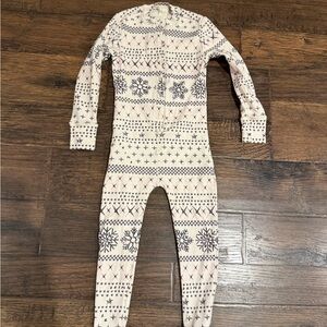 Cozy Cream and Black Kids One Piece